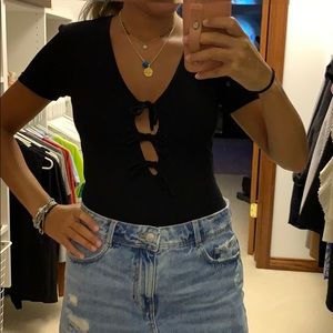 Privacy Please black bodysuit